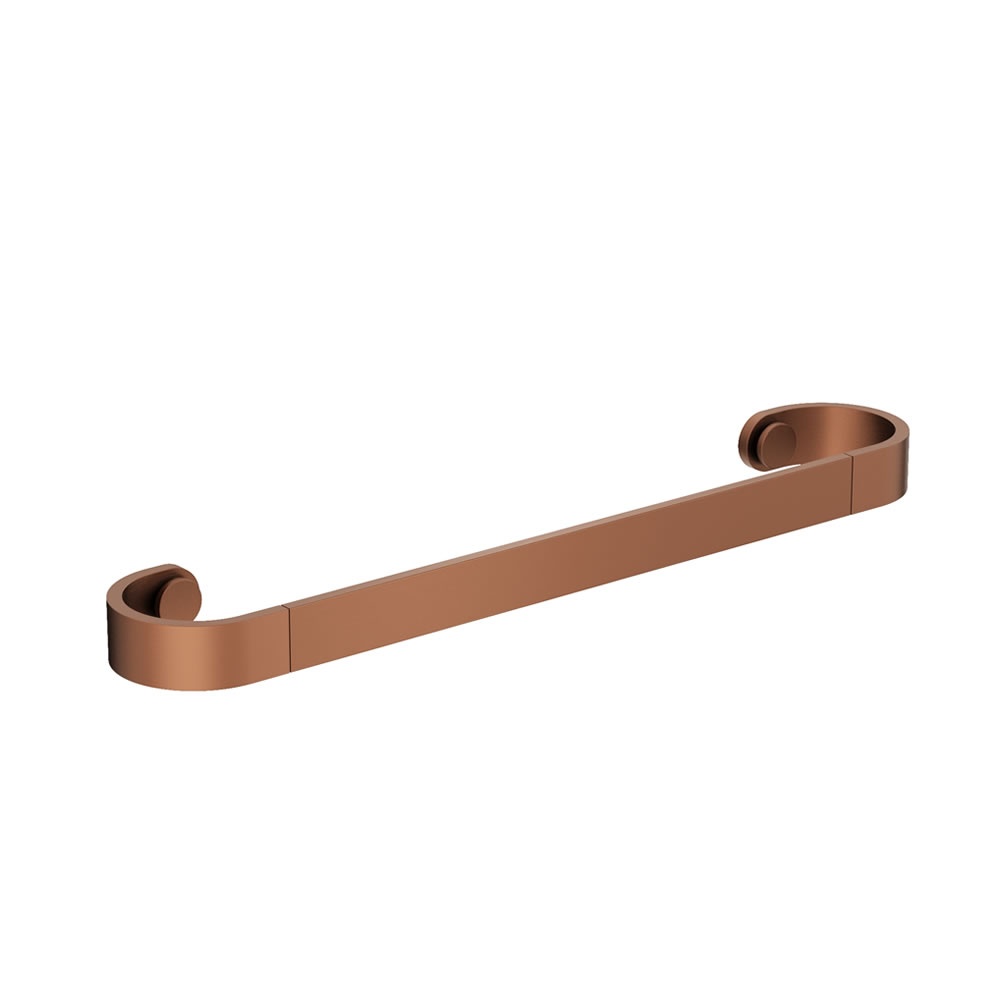 Cutout image of Crosswater Velo Brushed Bronze 450mm Towel Rail